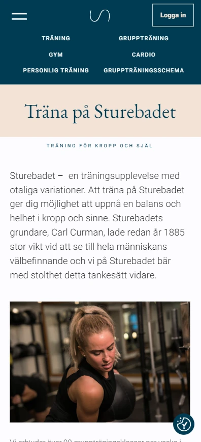 sturebadets mobilsida