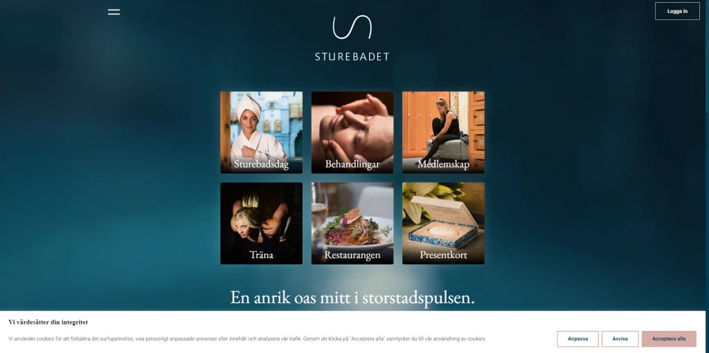 Sturebadets startsida